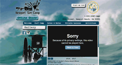 Desktop Screenshot of newportsurfcamp.com